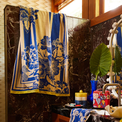 Sage & Clare - Eliza Bath Sheet Ultramarine