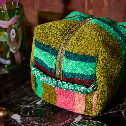Sage & Clare - Nicolette Terry Pouch Juniper (Large)