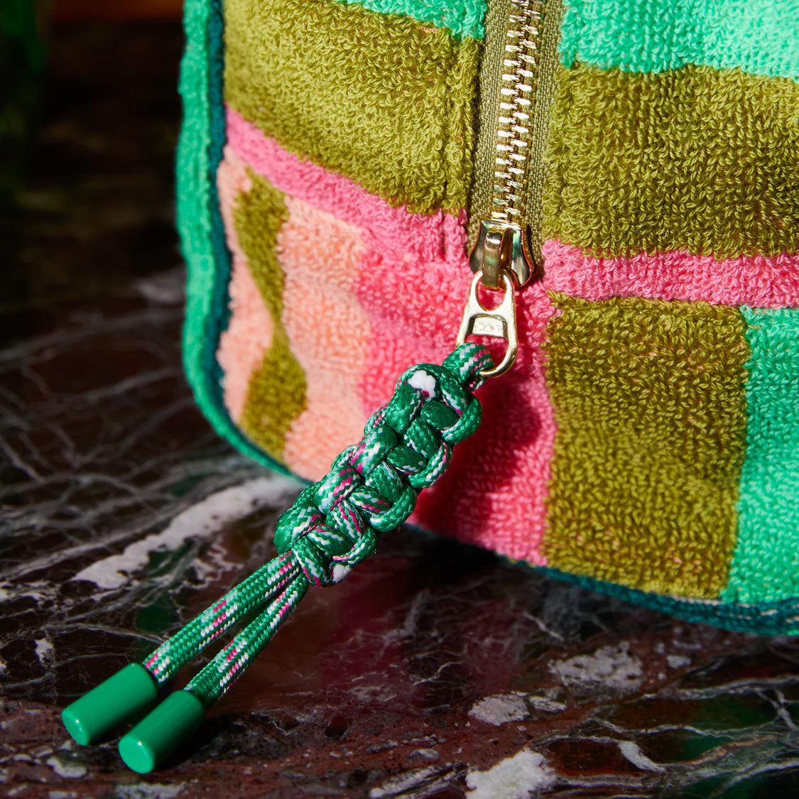 Sage & Clare - Nicolette Terry Pouch Juniper (Large)