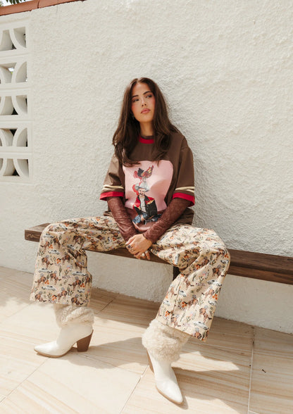 Far Mer - Cocky Cowboy Crew Tee