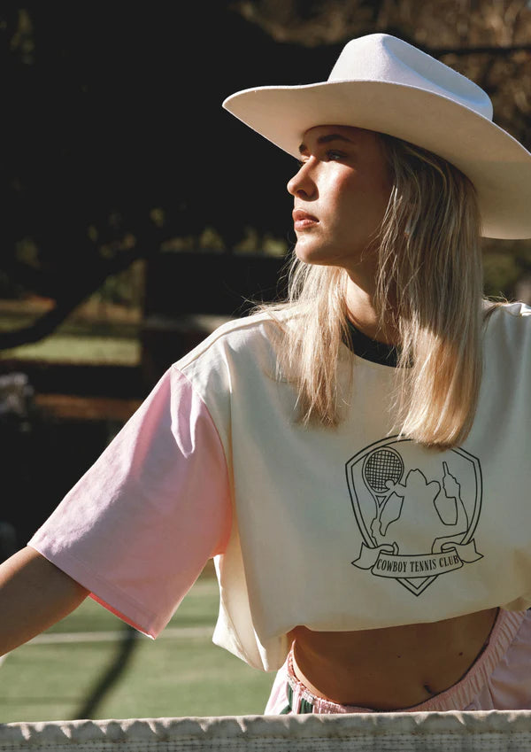 FAR MER - Cowboy Tennis Box Tee