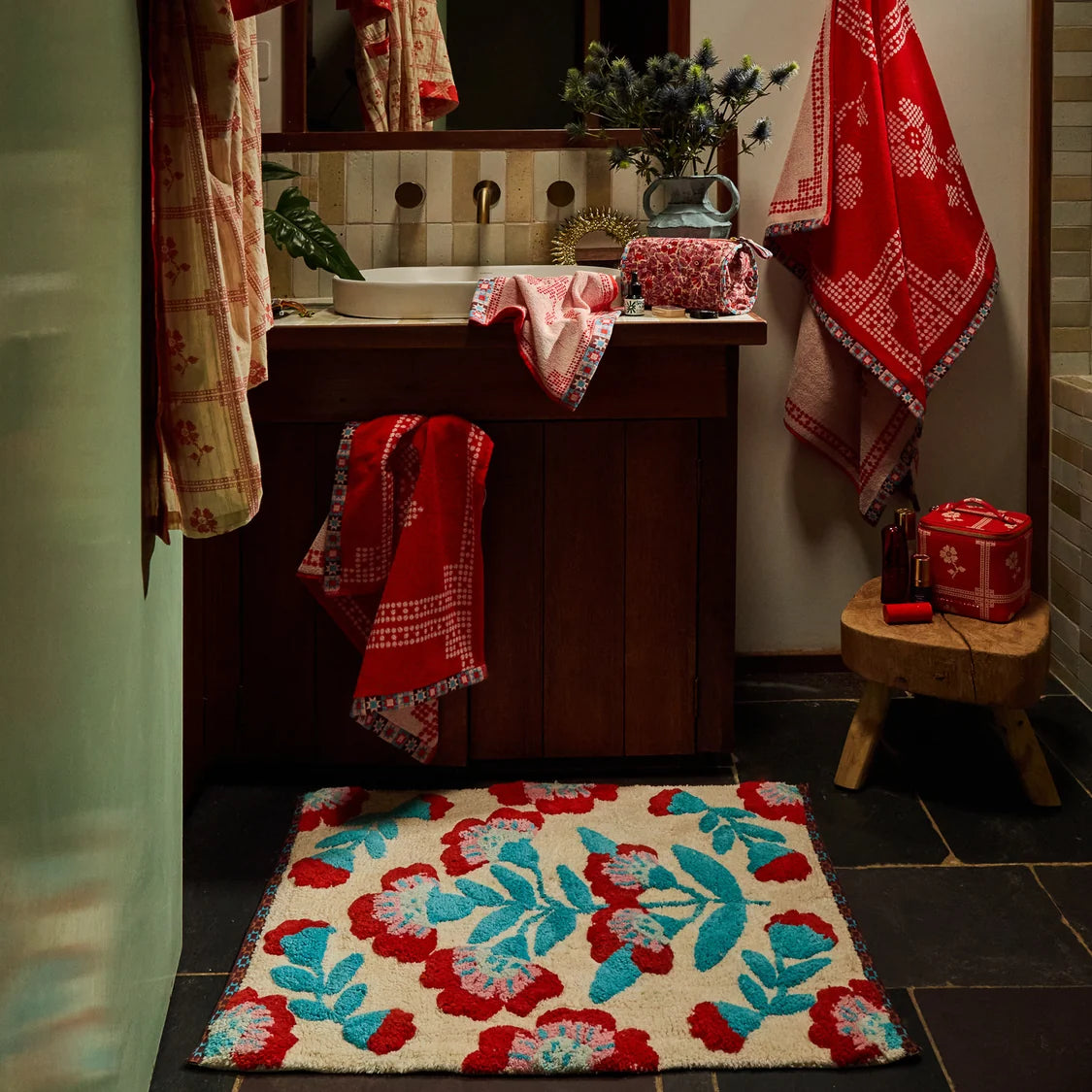 Sage & Clare - Winona Bath Mat Moonlight