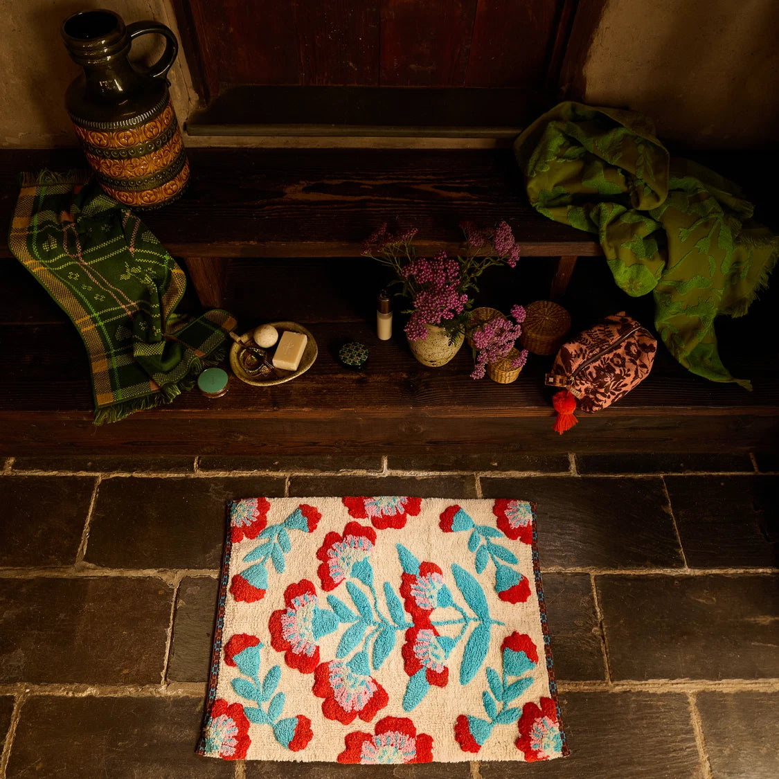 Sage & Clare - Winona Bath Mat Moonlight