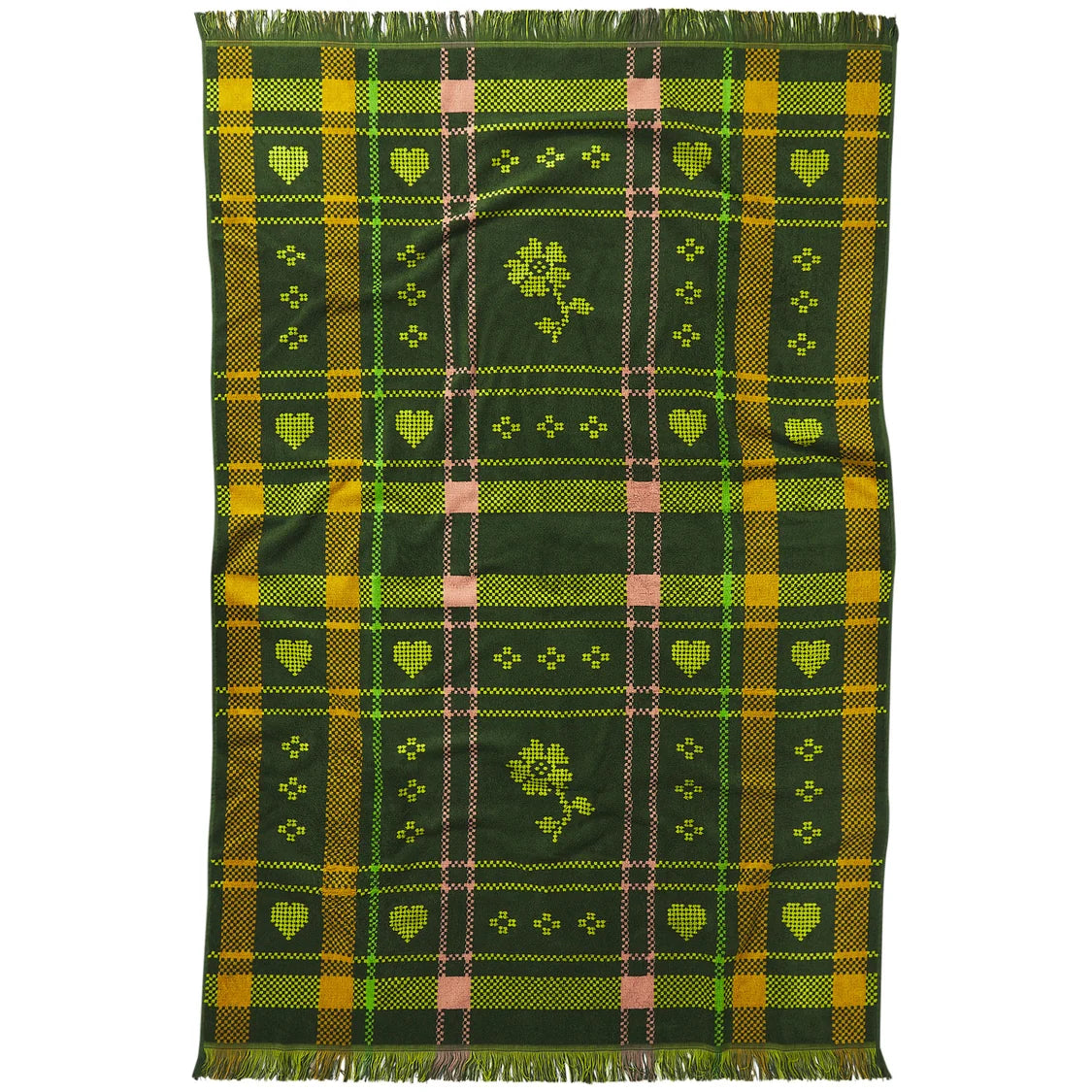Sage & Clare - Josephine Bath Sheet Hunter Green
