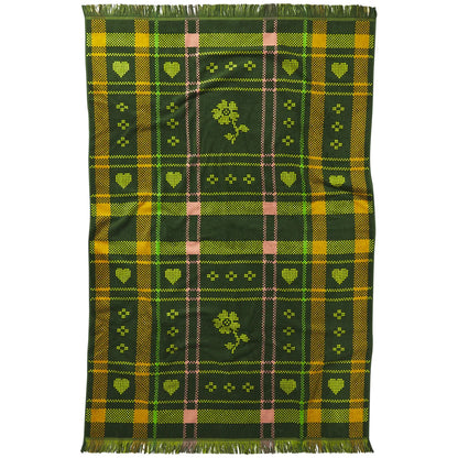Sage & Clare - Josephine Bath Sheet Hunter Green
