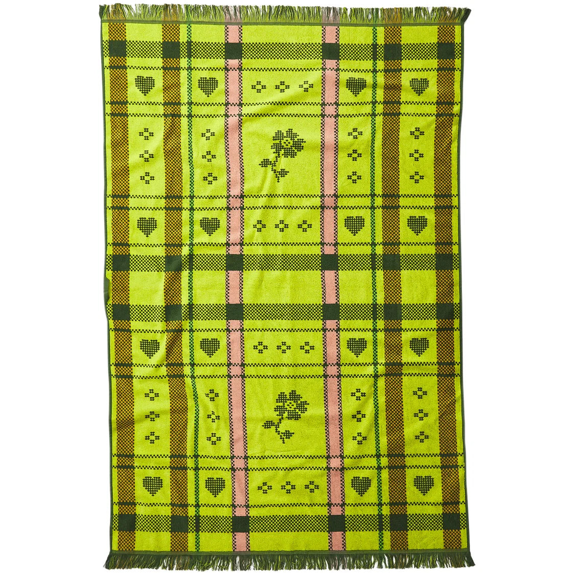 Sage & Clare - Josephine Bath Sheet Hunter Green