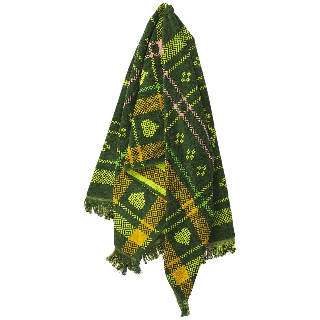 Sage & Clare - Josephine Bath Sheet Hunter Green