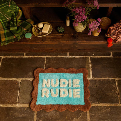 Sage & Clare - Romy Nudie Bath Mat Mini Turquoise