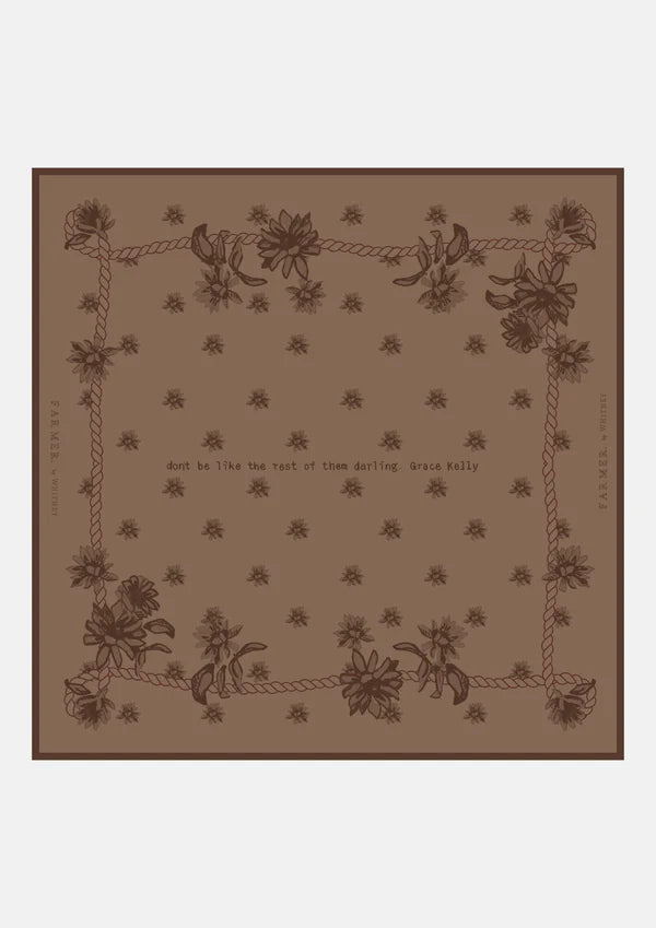 Far Mer - 'Darlin' Bandana Scarf Silk