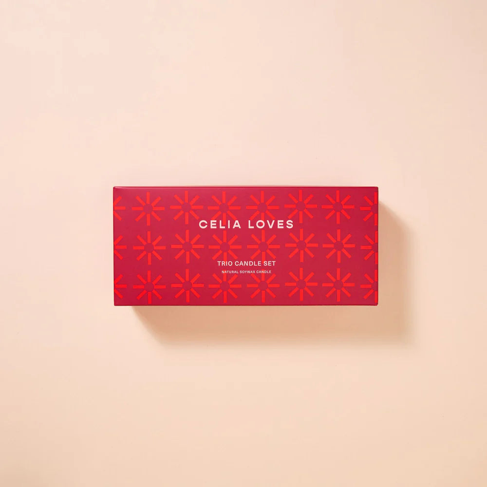 Celia Loves - European Holiday Trio Candle Set