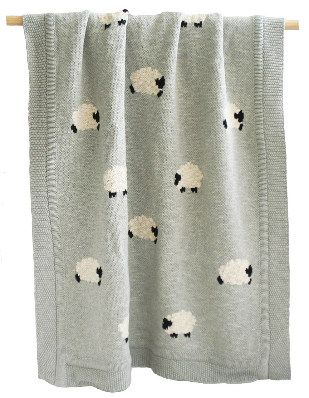 Alimrose - Baa Baa Baby Blanket Latte