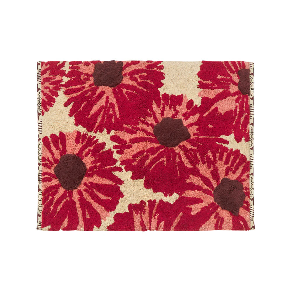 Sage & Clare - Isabella Bath Mat Crimson