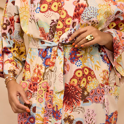 Sage & Clare - Cora Cotton Robe Pearl