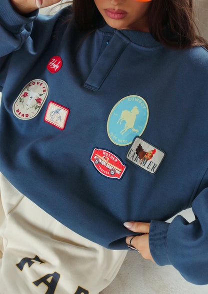 Far Mer - Love is Dead Button Up Pullover