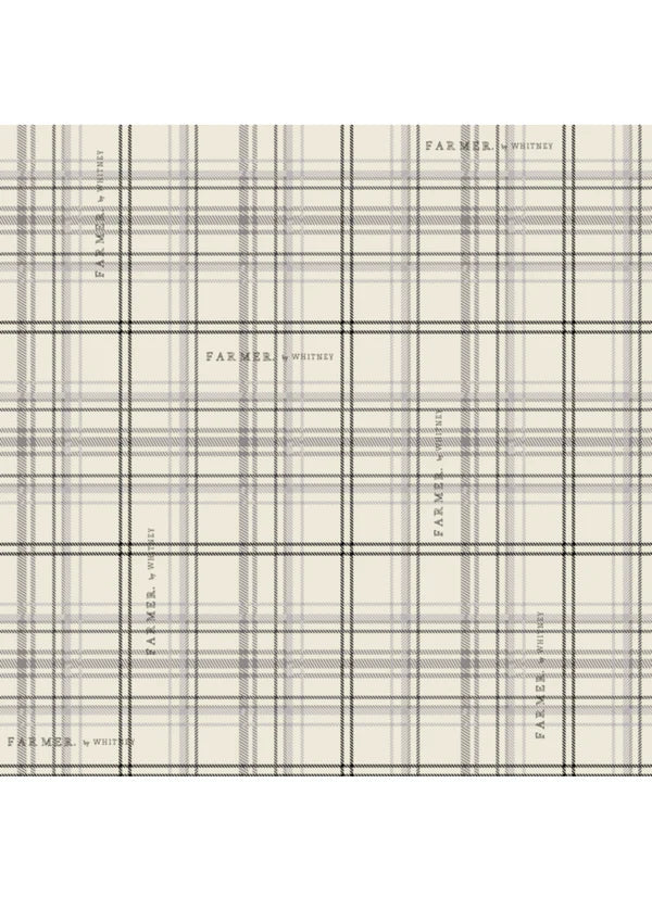 Far Mer - 'Pasture Plaid' Bandana Scarf Cotton
