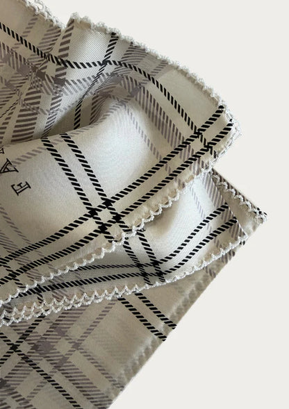 Far Mer - 'Pasture Plaid' Bandana Scarf Cotton