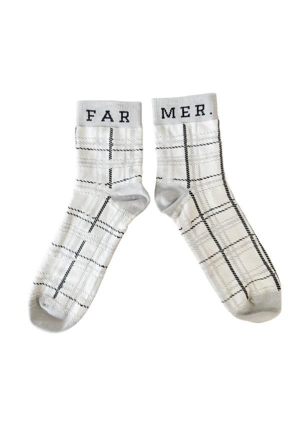 Far Mer - Pasture Plaid Socks