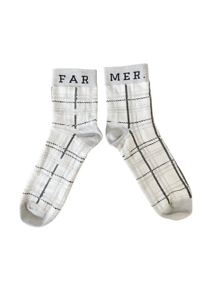 Far Mer - Pasture Plaid Socks