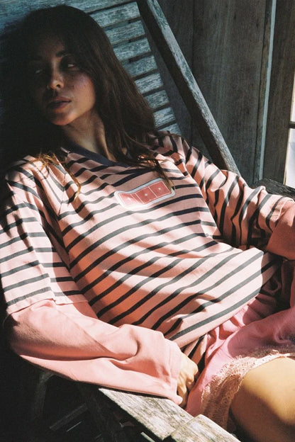 Ciao Ciao - Double Trouble LS Tee Pink