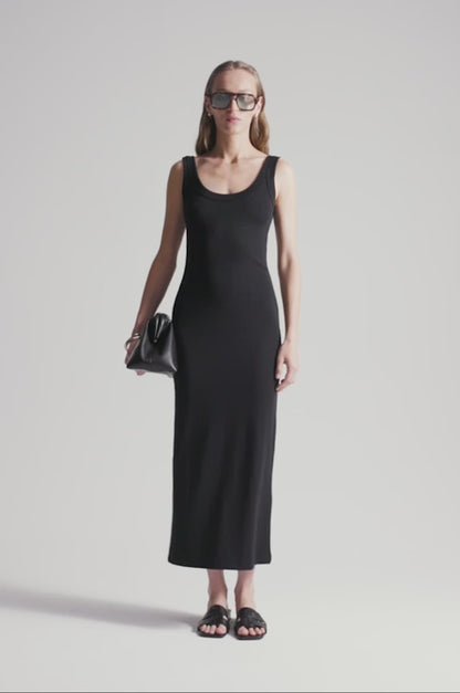 Elka Collective - Sienna Tank Dress in Black