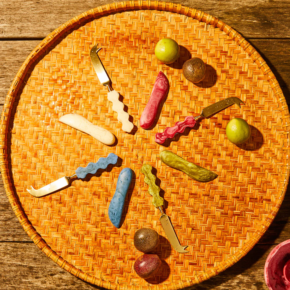 Sage & Clare - Coco Cheese Knife Crimson