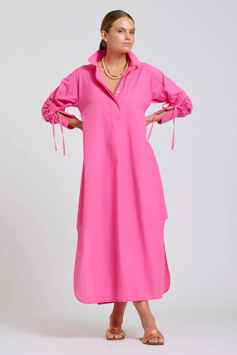 Shirty - The Millie Dress Hot Pink