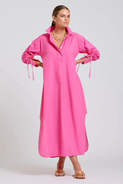 Shirty - The Millie Dress Hot Pink