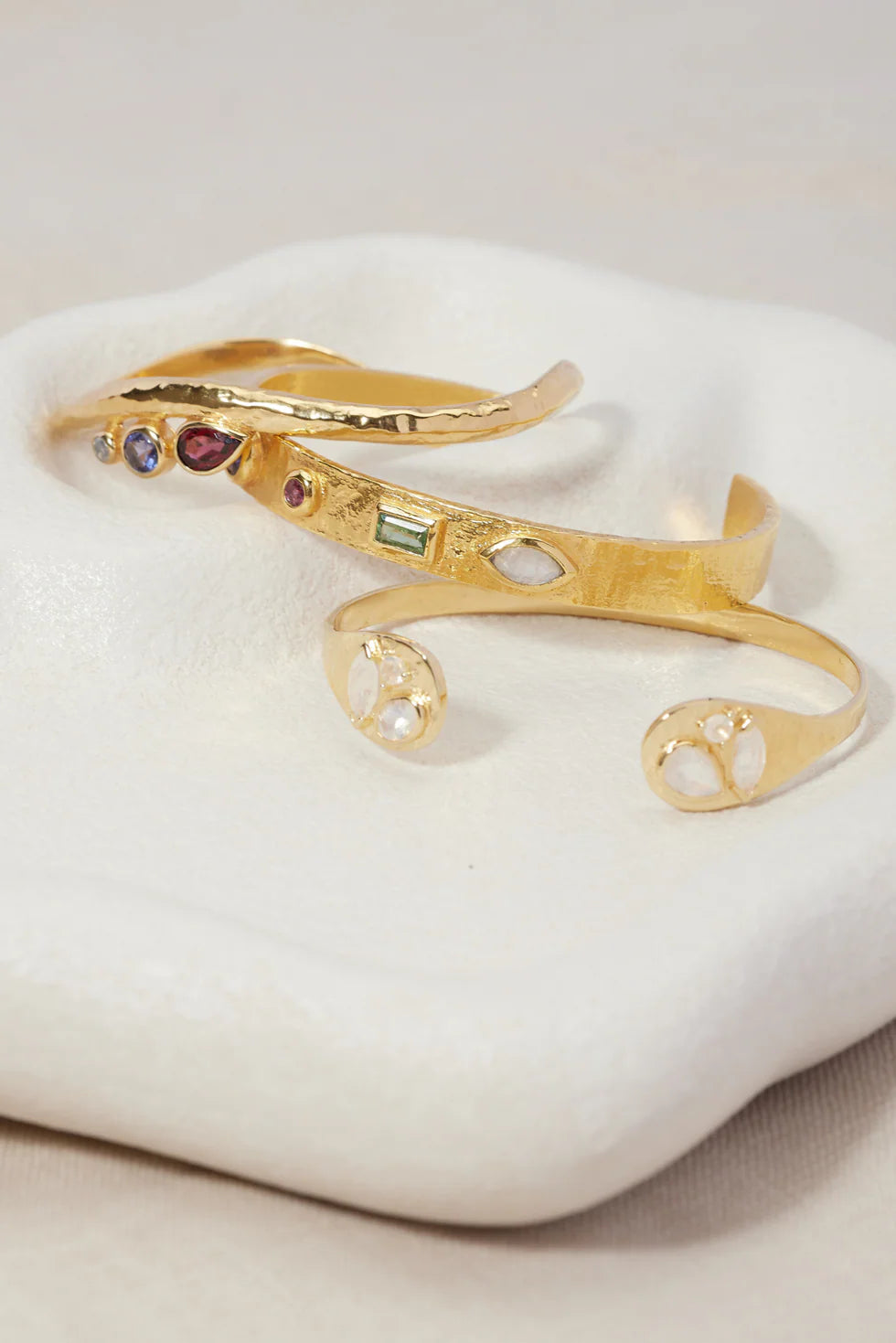 Toni May - Alessia Moonstone Gold Cuff