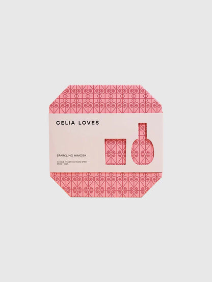 Celia Loves - Sparkling Mimosa Candle & Room Spray Duo Set