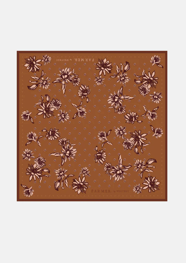 Far Mer - 'Sunburnt' Bandana Scarf Cotton