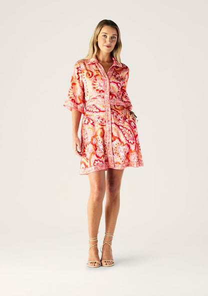 MOS the Label - Serena Print Mini Dress