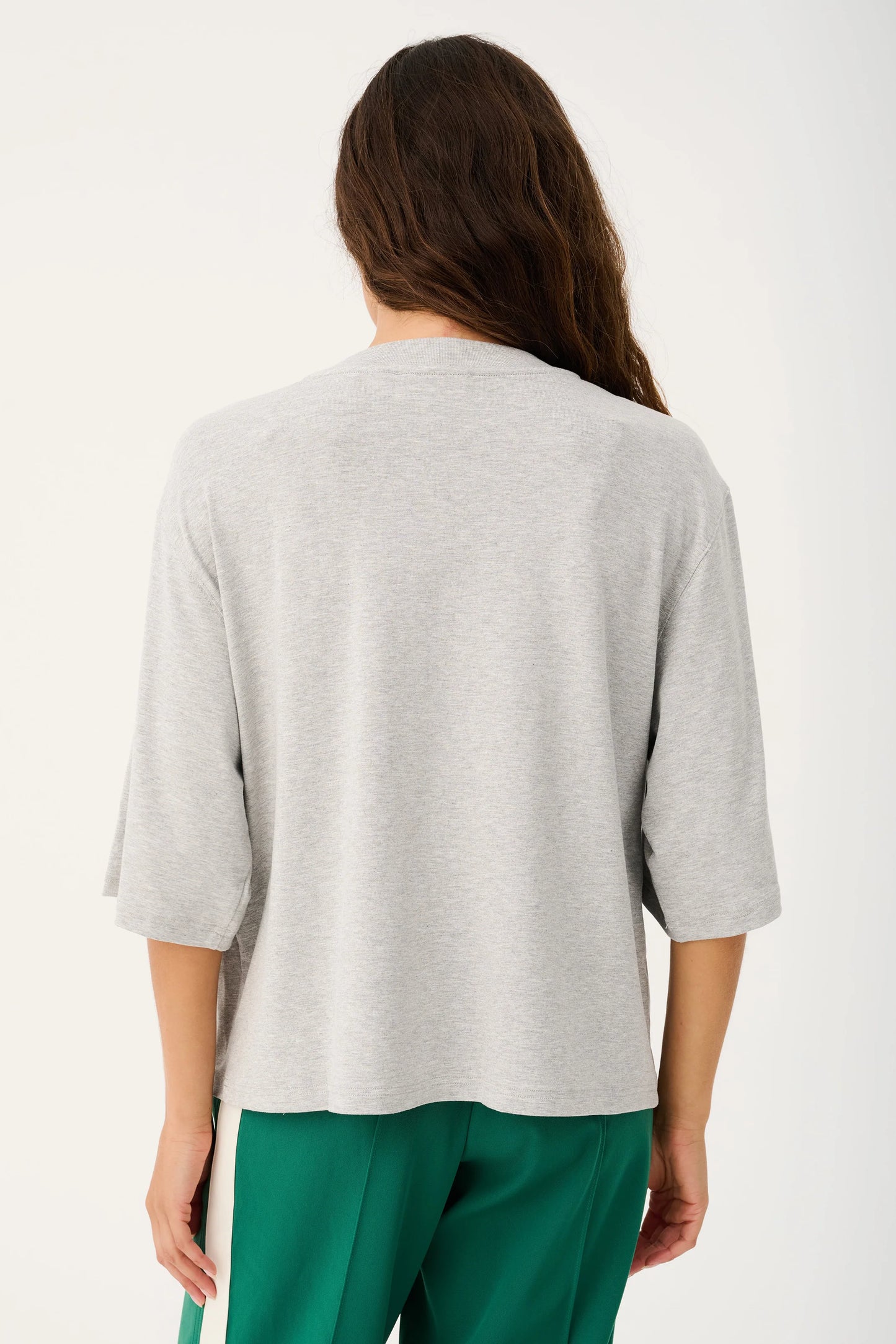 Cartel & Willow - Solana Tee Grey Marle
