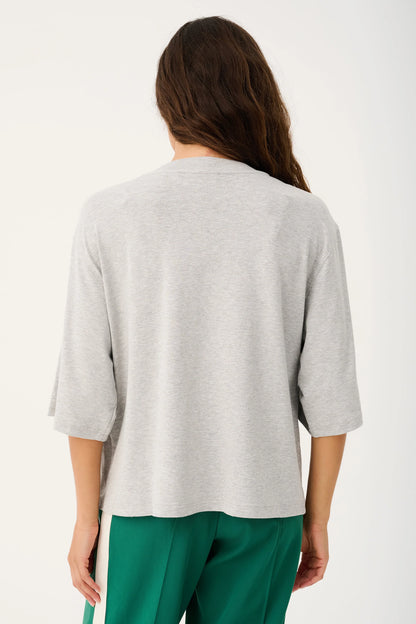 Cartel & Willow - Solana Tee Grey Marle