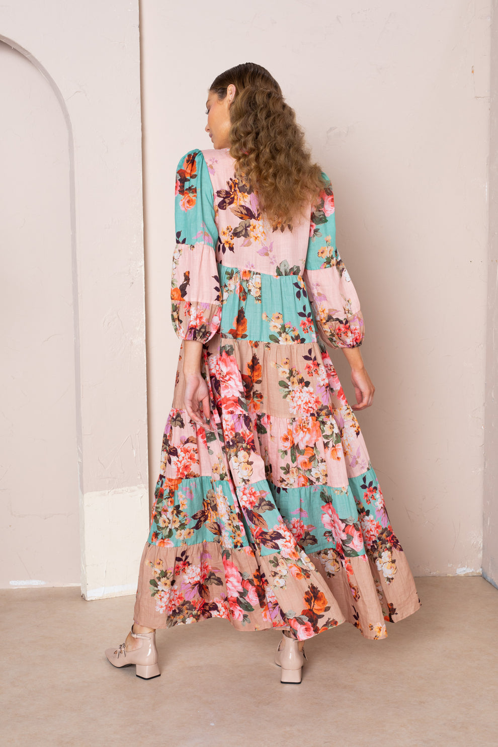 Kachel - Adele Maxi Kimono Dress